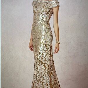 Tadashi Shoji Exquisite Sequin Mother of the Bride Gown